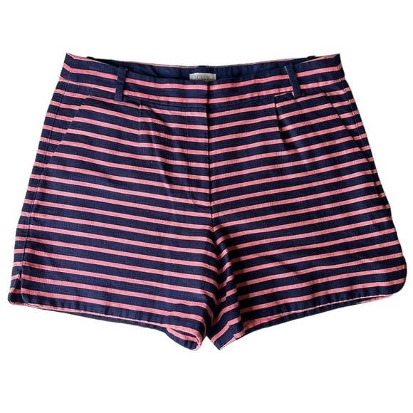 J. Crew Striped Cotton Shorts. Size 10 - Picture 1 of 6
